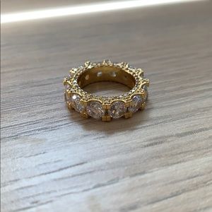 Gold Iced Ring | Size 6 | VibeSzn